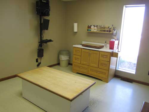 A Large Pet Exam Room